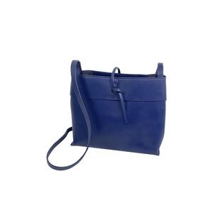 KARA leather blue cross body bad